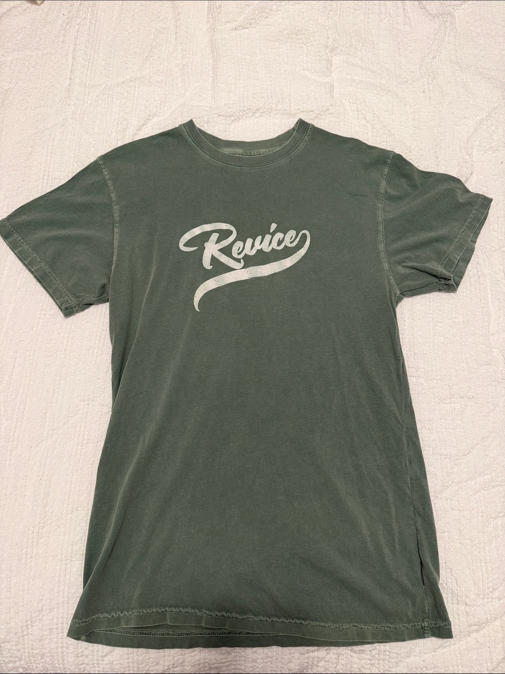 Revice Vintage Sleeve Crewneck T-Shirt in Forest Green - bundle & save!